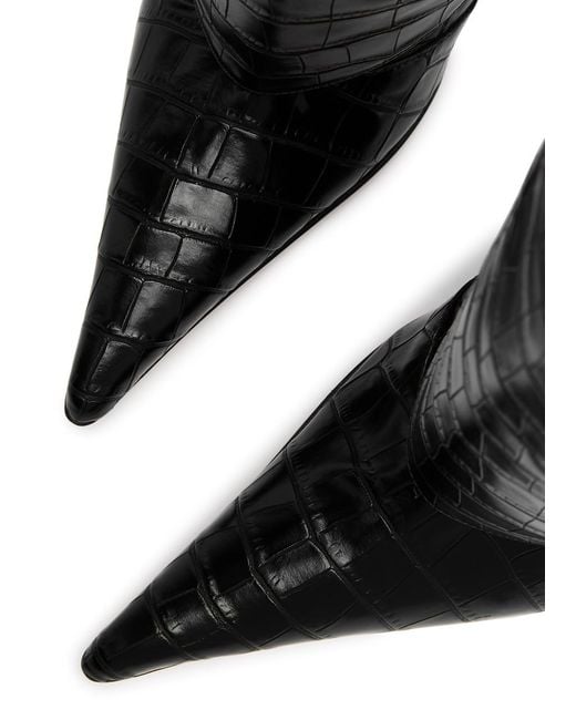 Gia Borghini Black Rosie 31 100 Leather Knee-high Boots