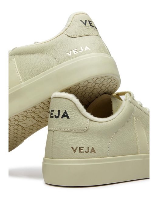 Veja Natural Campo Grained Leather Sneakers