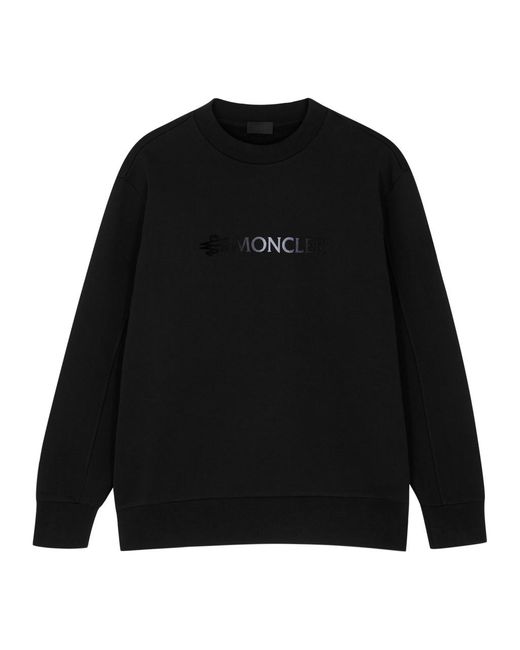 Moncler Black Logo Cotton Sweatshirt
