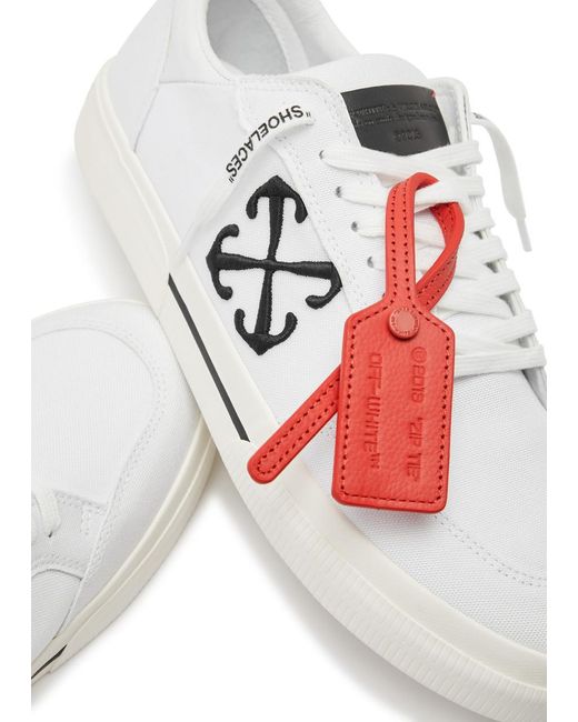 Off-White c/o Virgil Abloh White Off- Vulcanised Canvas Sneakers for men