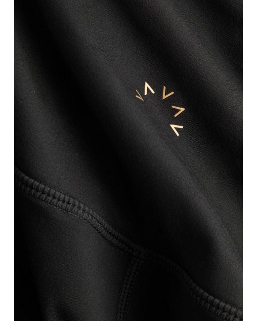 Varley Black High-Waist Stretch Jersey Leggings
