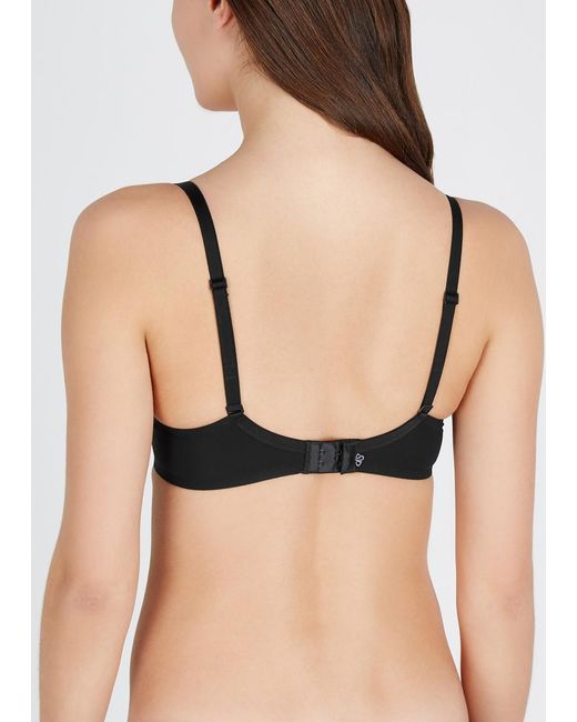 Simone Perele Black Delice Embroidered Underwired Bra