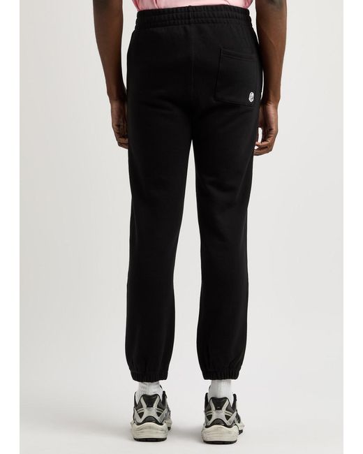 BBCICECREAM Black Arch Logo Cotton Sweatpants for men