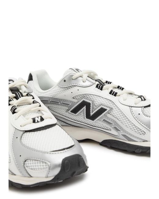 New Balance White 204L Panelled Mesh Sneakers for men