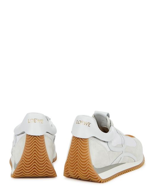 Loewe White Flow Runner Panelled Sneakers