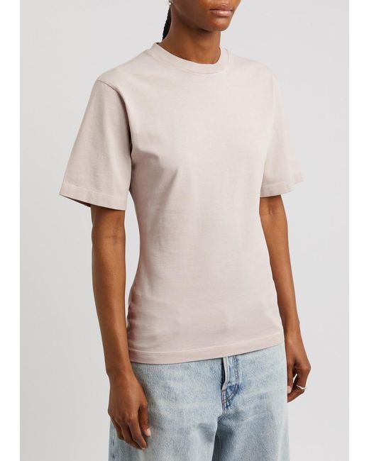 Haikure Pink Kelly Slubbed Cotton T-Shirt