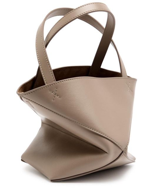 Loewe Natural Puzzle Fold Mini Leather Tote