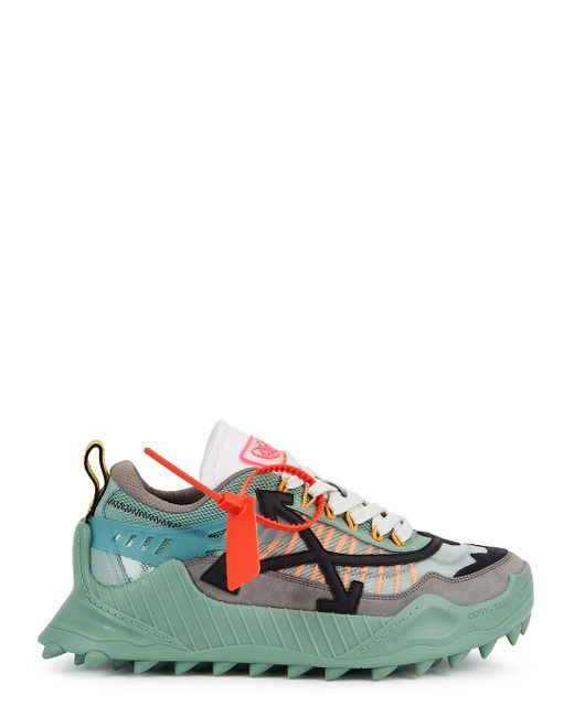 Off-White c/o Virgil Abloh Green Odsy-1000 Mint Mesh Sneakers for men