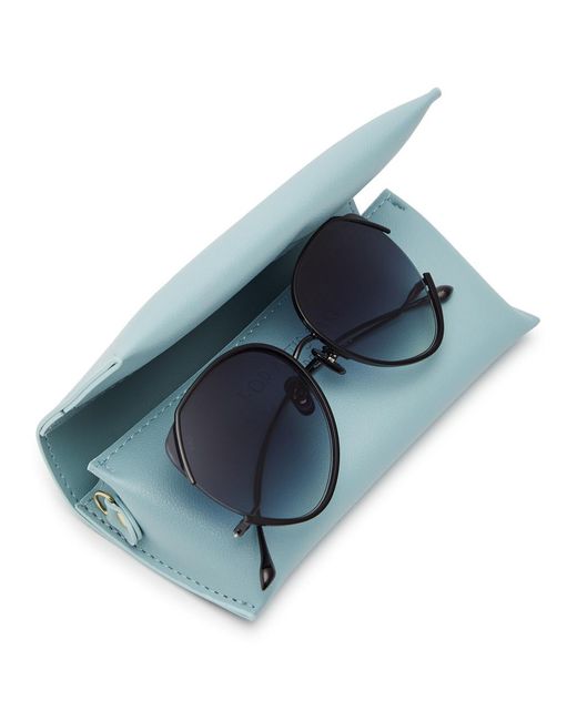 For Art's Sake Blue Wonderland Butterfly-frame Sunglasses