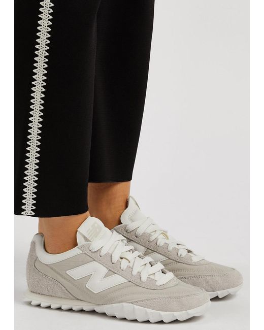 New Balance White Rc30 Panelled Nylon Sneakers