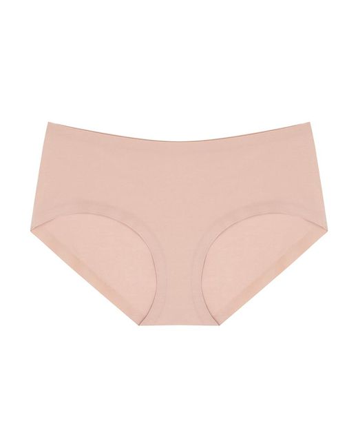 Wolford Natural Contour Seamless Stretch-Cotton Briefs