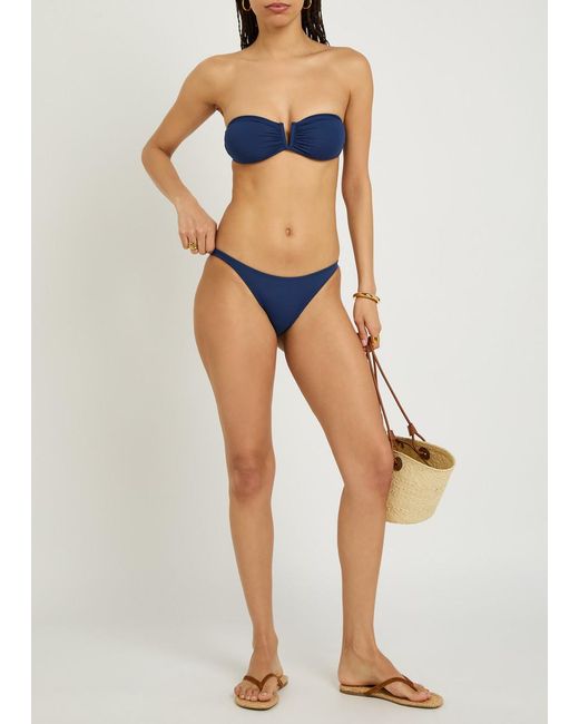 Melissa Odabash Blue Alba Bikini Briefs