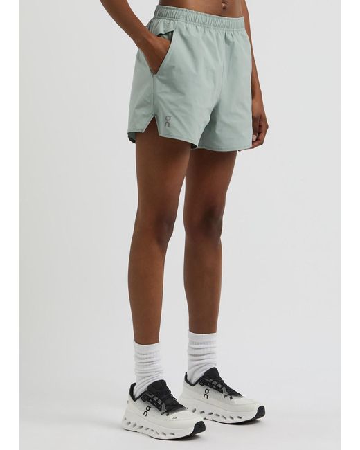 On Shoes Blue Essential Shell Shorts