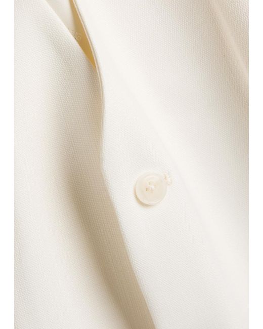 Anine Bing White Mario Woven Vest