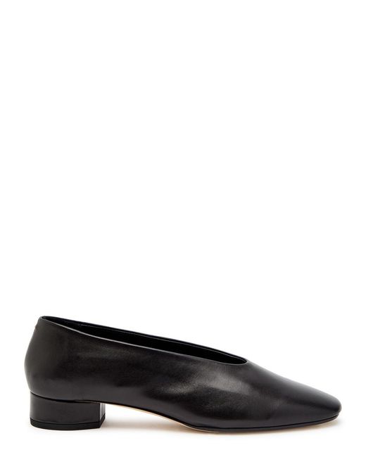Aeyde Black Delia 20 Leather Pumps