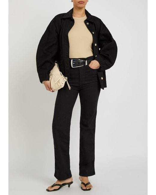 RÙADH Black The Kerr Slim Straight-Leg Jeans