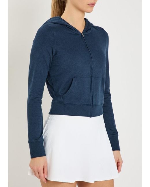 vuori Blue Halo Mini Hooded Jersey Sweatshirt