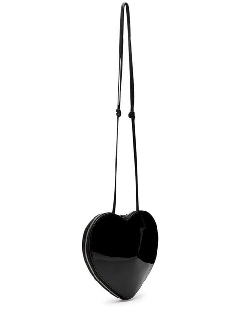 Alaïa Alaïa Le Coeur Patent Leather Cross-body Bag in Black | Lyst