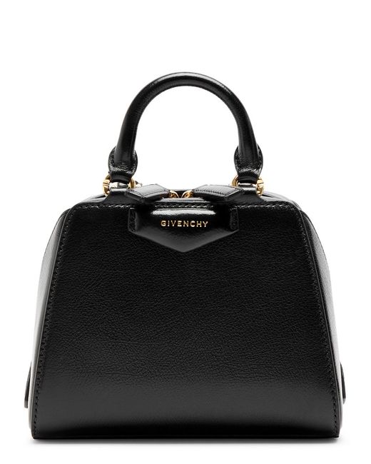 Givenchy Black Antigona Nano Leather Top Handle Bag