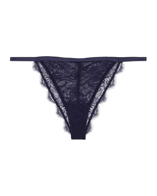 LoveStories Blue Charlotte Lace Thong