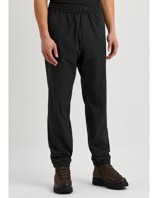 Moncler Black Stretch-nylon Sweatpants for men