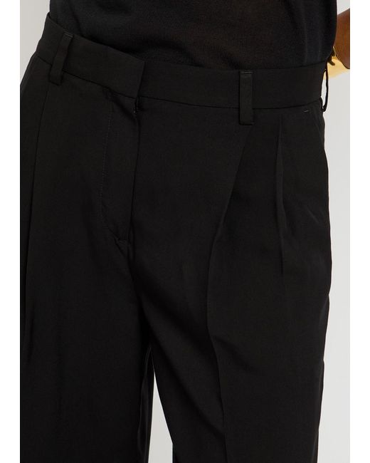 Totême Blue Straight-Leg Twill Trousers