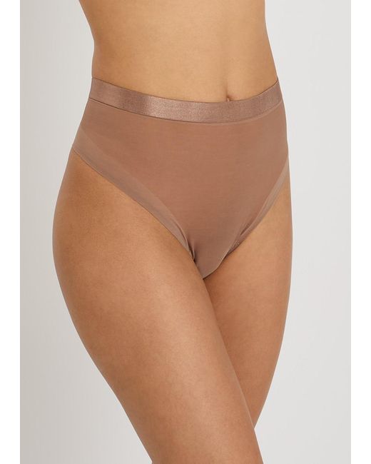 Spanx Natural Sheersense Sculpting Mesh Thong