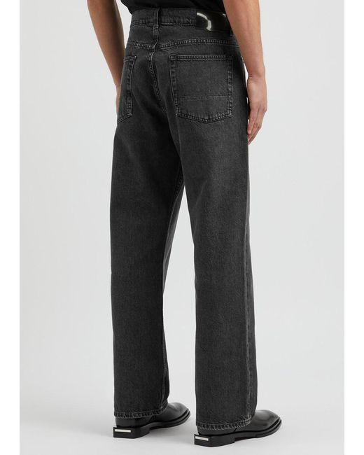 Our Legacy Gray Third Cut Straight-Leg Jeans for men