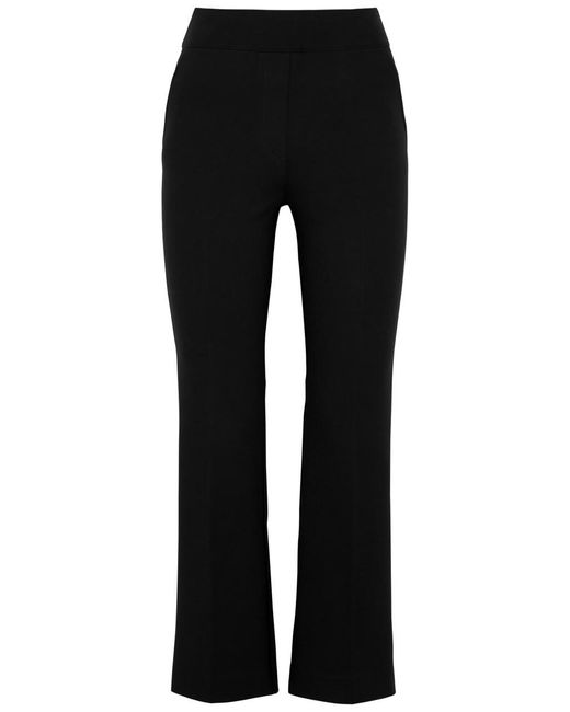 Spanx Black The Perfect Pant Kick-flare Stretch-jersey Trousers