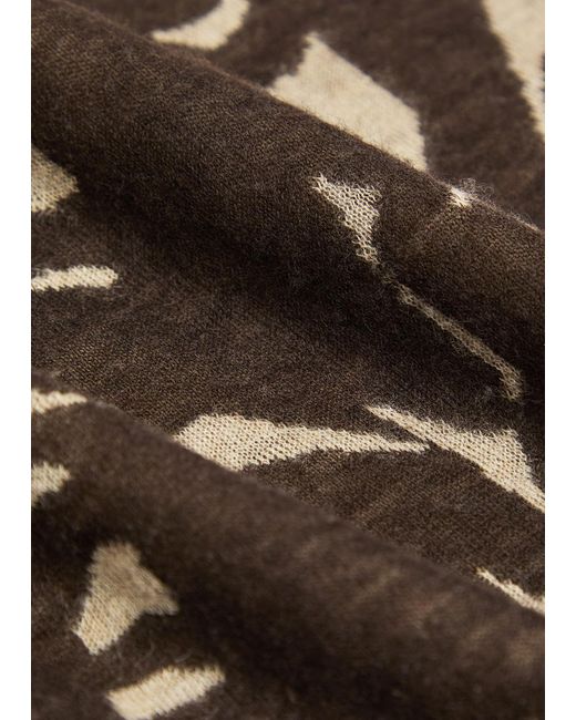 Joseph Brown Villa Patterned Cashmere Top