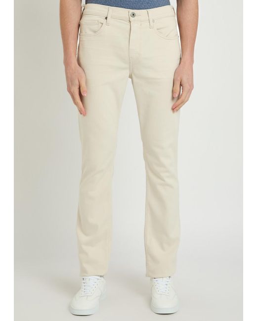 PAIGE Natural Federal Slim Straight-Leg Jeans for men