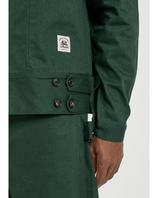Bode Green Knolly Brook Side Canvas Jacket for men