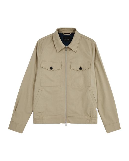 PS by Paul Smith Natural Cotton-Blend Jacket for men