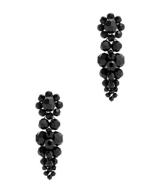 Simone Rocha Black Mini Cluster Beaded Drop Earrings