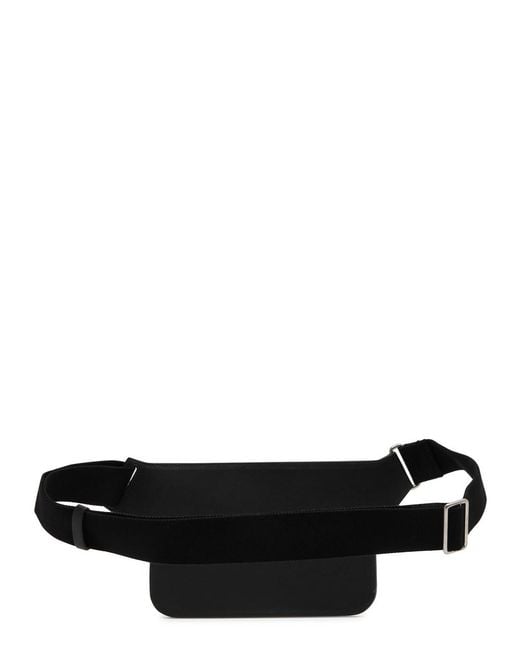 Saint Laurent Gray Leather Belt Bag for men