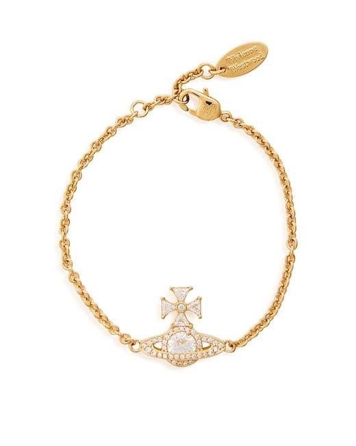 Vivienne Westwood Metallic Mila Orb Pavé Bracelet