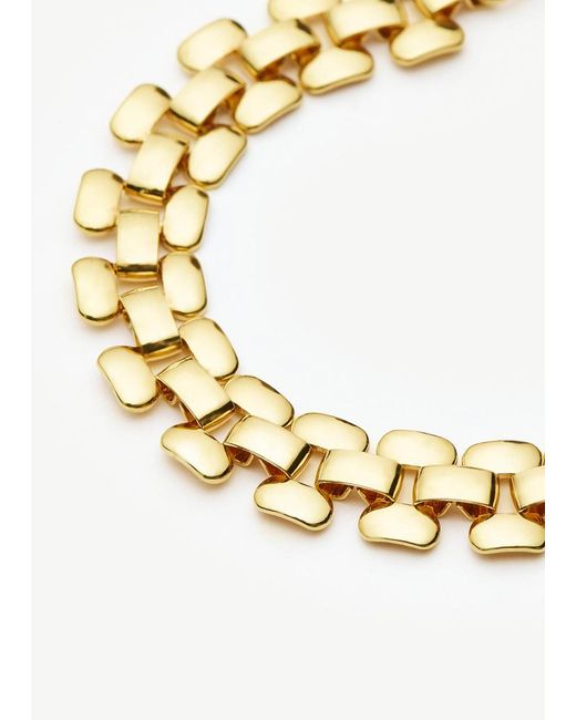 Missoma Metallic Timepiece 18Ct Plated Bracelet