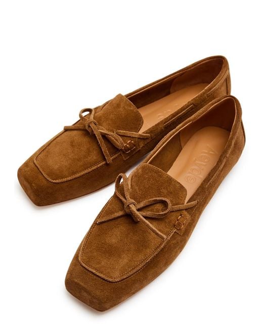 Aeyde Brown Jasper Suede Loafers