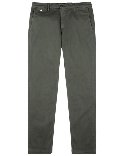 Replay Gray Benni Hyperflex X-l. I.t. E. Stretch-cotton Chinos for men
