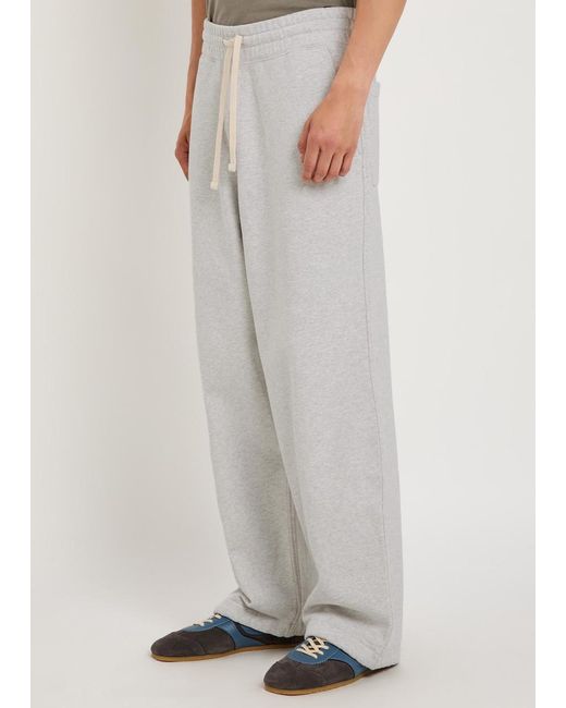 Picante Gray Everyday Wide-Leg Cotton Sweatpants for men