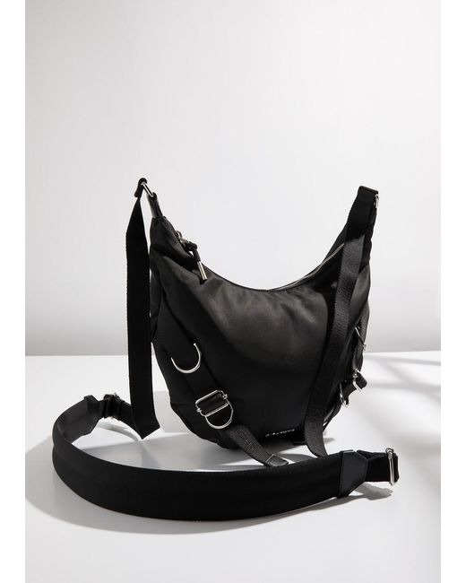 Givenchy Black Voyou Nylon Cross-body Bag for men