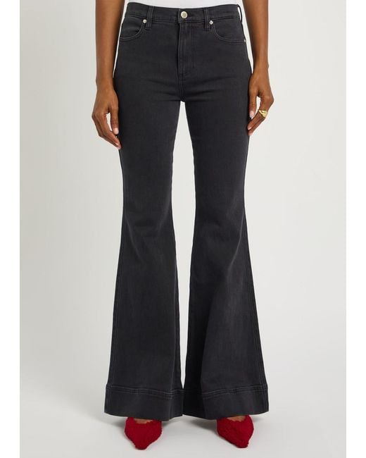 Alice + Olivia Blue Beautiful Bell-Bottom Jeans