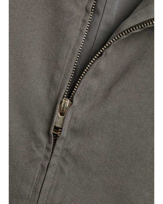 FRAME Gray Canvas Jacket for men