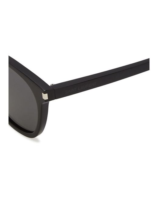 Saint Laurent Black Sl28 Wayfarer-Style Sunglasses, Sunglasses for men