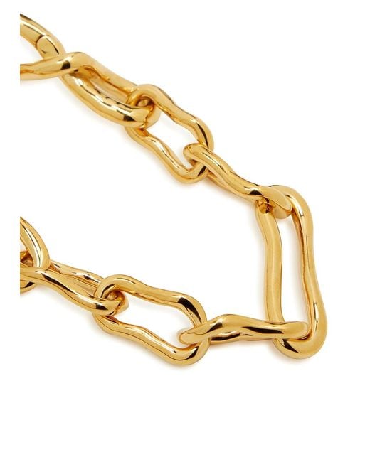 Missoma Metallic Molten 18kt -plated Chain Bracelet