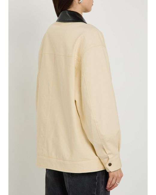 Anine Bing Natural Holden Twill Jacket