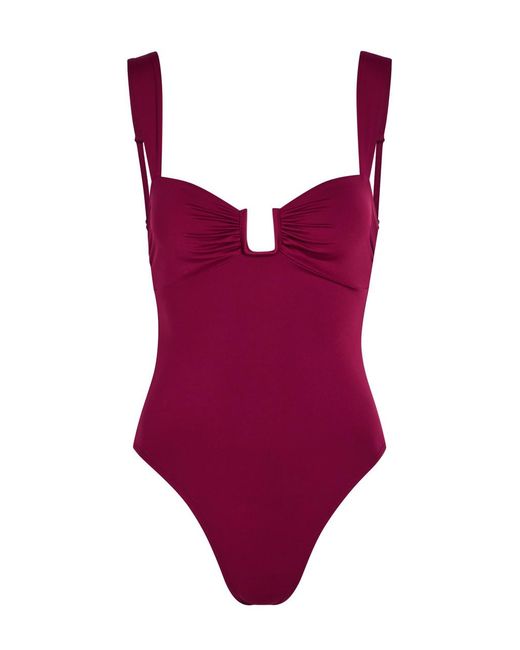 Away That Day Red Cannes Swimsuit