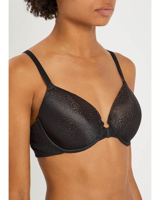 Wacoal Black Back Appeal Embroidered Underwired Bra