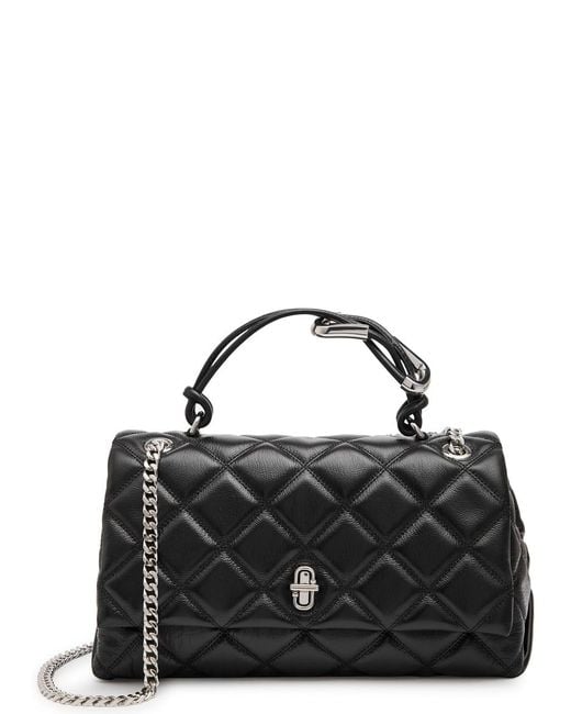 Marc Jacobs Black The Dual Leather Shoulder Bag