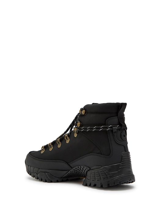 Now You Live Black Bradgate Woven Hiker Boots
